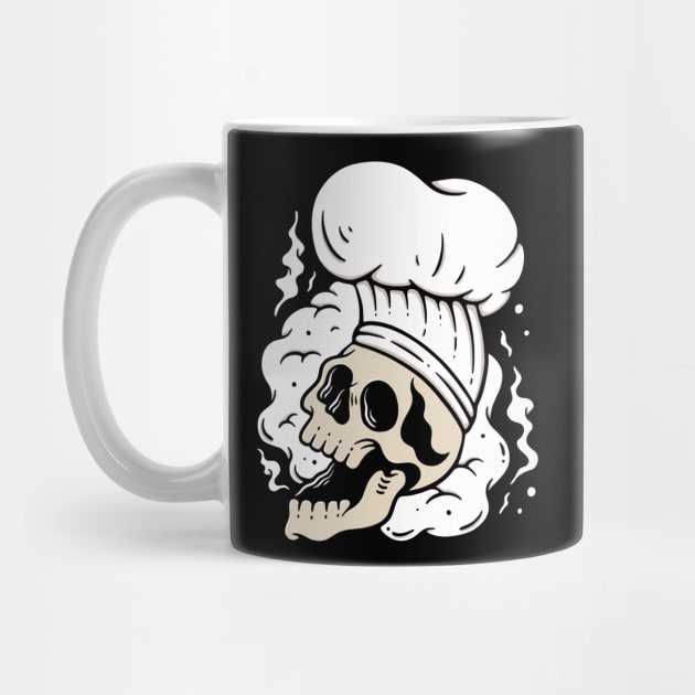 Head Chef Skull by Pongatworks Store